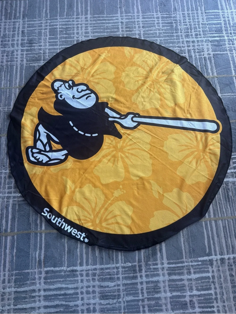 Padres swinging friar beach towel